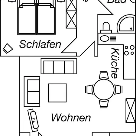 Apartamento Objekt-nr 82 - - Kaiserallee